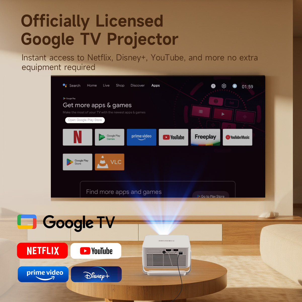 Magcubic-Hy300GT-google-tv-portable-projector